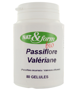 Complexe Passiflore Val�riane 80 g�lules 190mg+100mg Nat et form