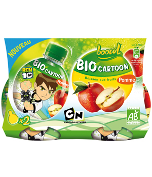 Ben 10 boisson rafra�chissante Pomme Bipack 2 x 33 cl Boowl