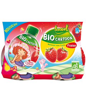 Charlotte aux Fraises boisson rafra�chissante Bipack 2 x 33 cl Boowl