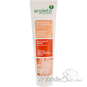 Masque Eclaircissant Argile Blanche Calendula Bourrache Argiletz Argiletz