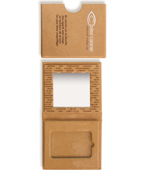Empty case with cover for 1 pressed powder/blusher