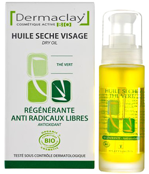 Huile s�che Th� Vert Eumadis
