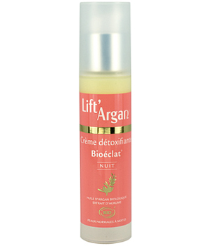 Cr�me Detoxifiante Nuit Lift Argan Bio�clat 50ml Natessance