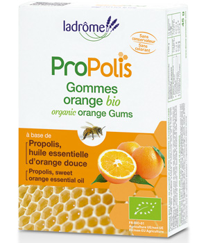 Gommes Propolis et Orange Ladrome