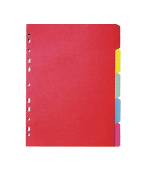5 intercalaires couleur touche Rentree Ecologique
