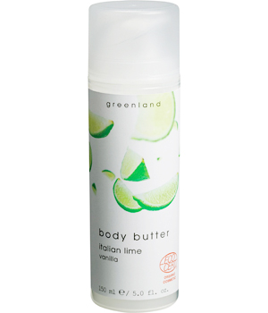 Beurre Corps Pure et White Vanille Citron Vert 150ml Greenland