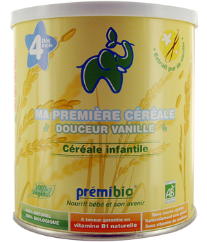 Prémilait - Céréales Vanille dès 4 mois sans gluten 300g