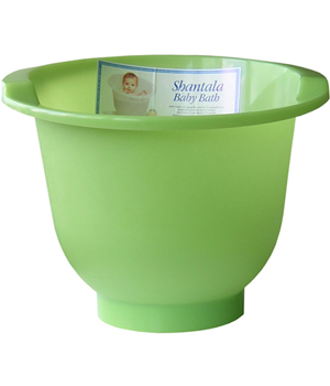 Baignoire Shantala Verte : le bain �cologique de 0 � 12 Popolini