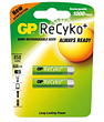 Blister De 2 Piles Rechargeables Aaa Gp Battery