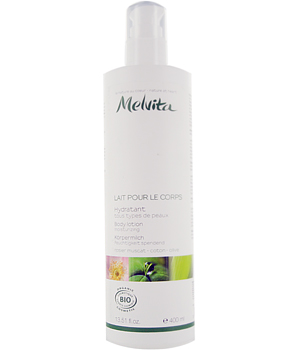 Melvita - Mosturising body lotion: Musk Rose, Cotton & Olive 400ml