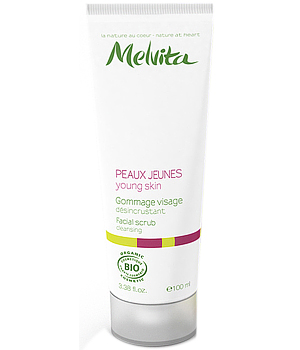 Gommage visage d�sincrustant peaux jeunes Argan Propolis Melvita Melvita