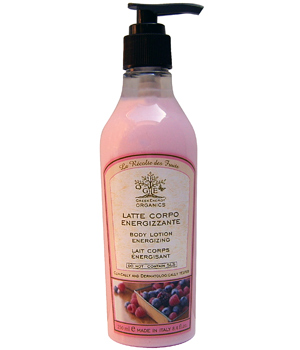 Lait corporel n�?°1 Energisant La R�?©colte des Fruits Rouges Green Energy Organics