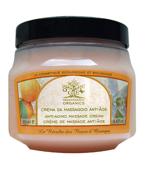 Cr�?¨me de Massage n�?°3 Drainante La R�?©colte des Fleurs d'Oranger Green Energy Organics