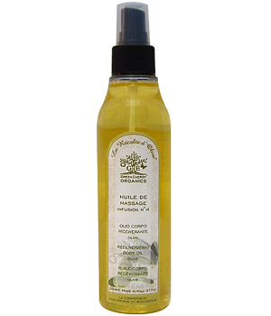 Huile de massage n�?°4 R�?©g�?©n�?©rante La R�?©colte d'Olive Green Energy Organics