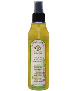 Huile de massage n�2 Tonifiante La R�colte des Plantes Green Energy Organics Green Energy