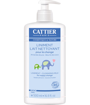 Liniment cream lotion for nappy change