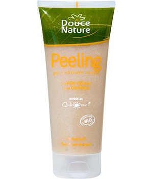 Douce Nature Gel douche peeling Aloe Vera et Bambou 200ml