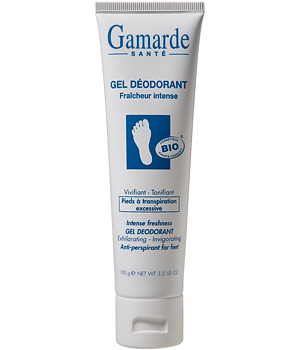 Gamarde - Intense freshness foot deodorant gel 100g tube