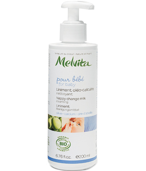 Melvita Liniment Oléo calcaire bébé Olive Calcium Cire d'Abeille 200ml