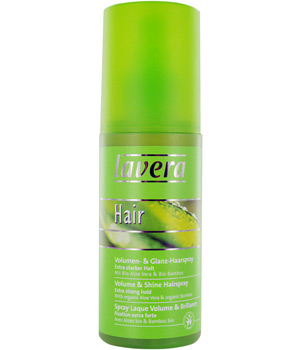 Lavera Laque volume et brillance fixation extra forte Aloe vera Bambou bio 150ml