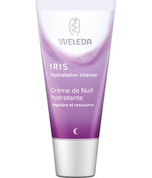 Cr�me de nuit hydratante � l'Iris r�g�n�re et ressource Wele