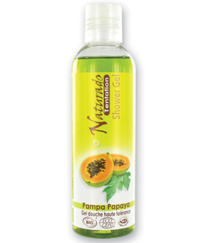 Naturado Gel douche Pampa Papaya Papaye du Brésil 200ml
