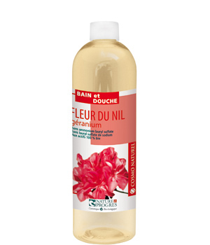 Bain douche Fleur du Nil G�ranium Cosmo Naturel Cosmo naturel