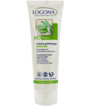 Logona - New Aloe exfoliating cream for sensitive skin 75ml