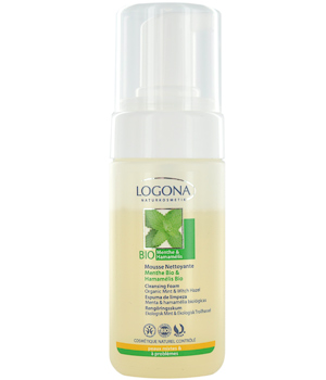 Logona - New Mint & Witch Hazel cleansing foam 100ml