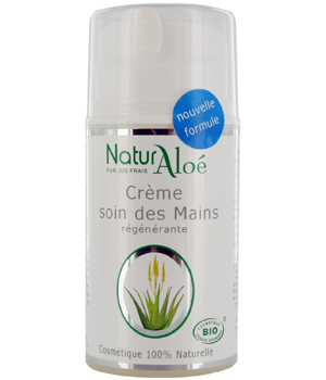 NaturAloe Crème régénérante à l'Aloé Vera pour les mains 50ml
