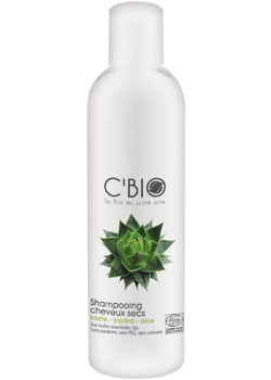 Shampoing cheveux secs Karit� Jojoba Alo� 250 C'bio Cbio