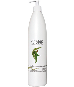 Shampooing douche 2 en 1 Menthe Verveine Eucalyptus 500 C'bio Cbio