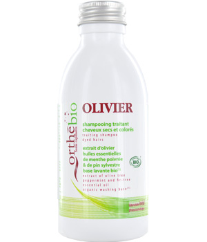 Shampoing traitant Olivier cheveux secs et color�s Orthebio