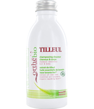 Shampoing douceur Tilleul cheveux  et  corps Orthebio