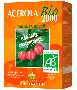 Acerola BIO 2000  2x12 Labo.Phyto Actif