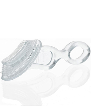 Brush-Baby 100% medical silicone, BPA-free baby toothbrush -