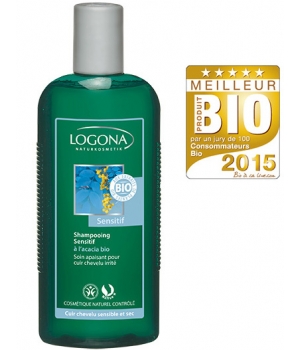 Logona Shampooing Sensitif à l'acacia bio 250ml