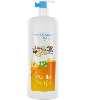 Natessance Gel douche Vanille fruitée 1l