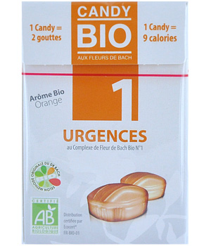 Candy bonbons aux Fleurs de Bach n�?°1 Urgences sans alcool Les Sens Des Fleurs