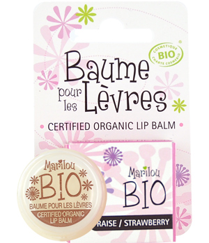 Marilou Bio Baume à lèvres gourmand Fraise pot de 5ml