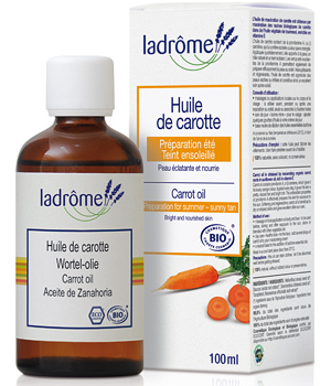Ladrome Huile de macération de Carotte teint ensoleillé 100ml