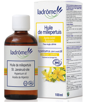 Huile de mac�?©ration de Millepertuis apr�?¨s soleil, apaisante Ladrome