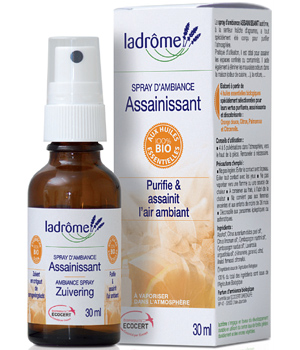 Spray d'ambiance Assainissant 100% HE Ladrome