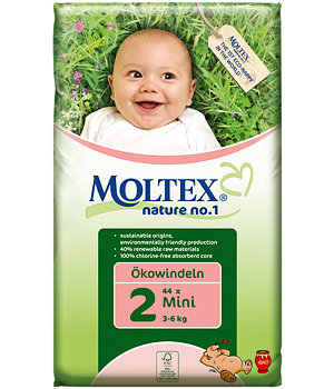 Moltex 46 Couches jetables écologique Mini 3 6kg