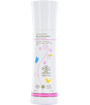Bain d�?©licieux b�?©b�?© miel de fleurs, rose musqu�?©e calendula Green Energy Organics