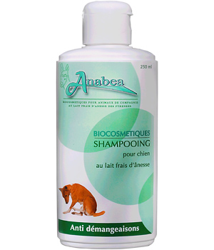 Shampooing chien au lait frais d'�nesse anti d�mangeaison Anabea