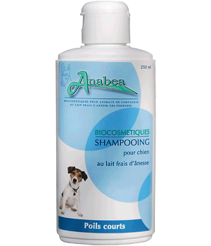 Shampooing chien au lait frais d'�?¢nesse Poils courts Anabea