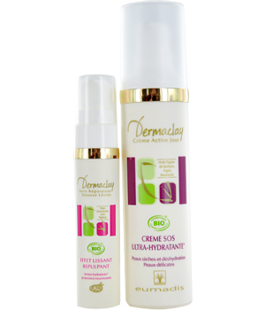 Cr�?¨me SOS Dermaclay + Soin l�?¨vres Dermaclay OFFERT Eumadis