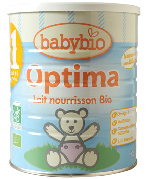 Nouveau Lait Babybio 1 Optima pour nourrisson de 0 �?  6 mois Babybio