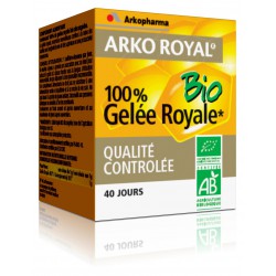 Arkoroyal Gelée Royale 100% PURE Bio en pot de 40 Arkopharma